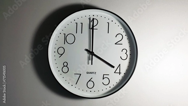 Fototapeta 4 o'clock, clock, time, hour, minute