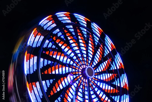 Obraz Ferris Wheel at Night