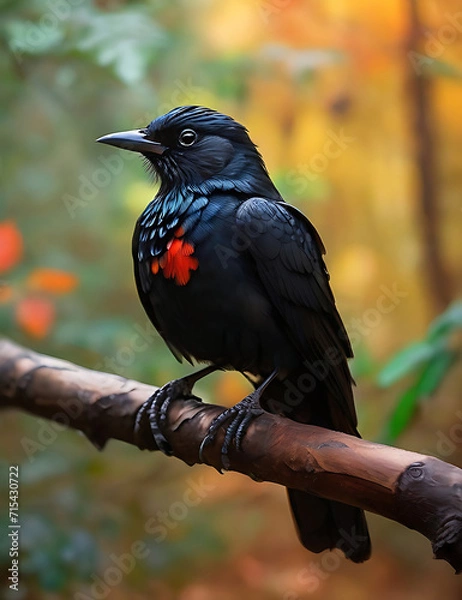 Obraz bird site in a tee on beautiful neuter