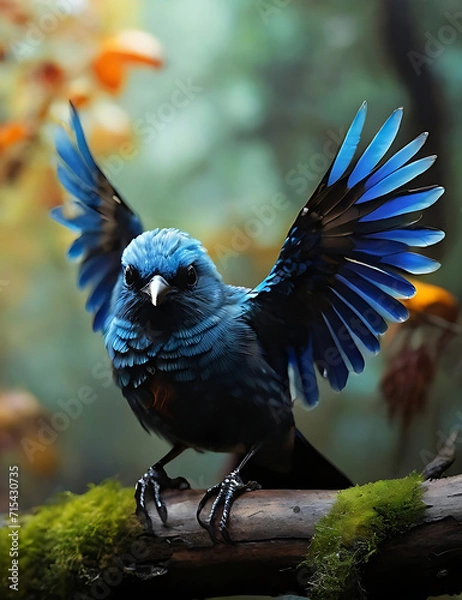 Obraz bird site in a tee on beautiful neuter