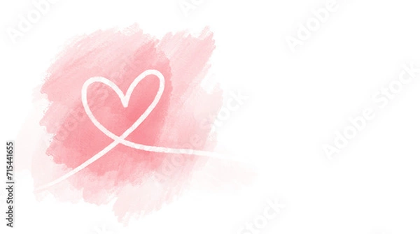 Fototapeta pink watercolor texture background pink watercolor texture background Space for letters or various messages.