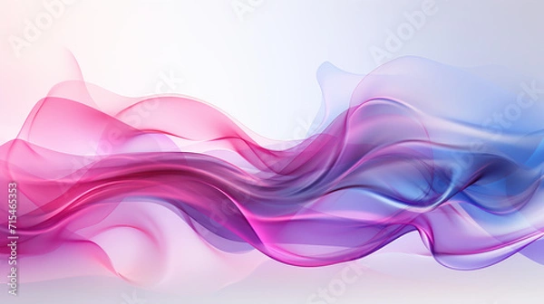 Fototapeta A Mesmerizing 3D Abstract Multicolor Visualization