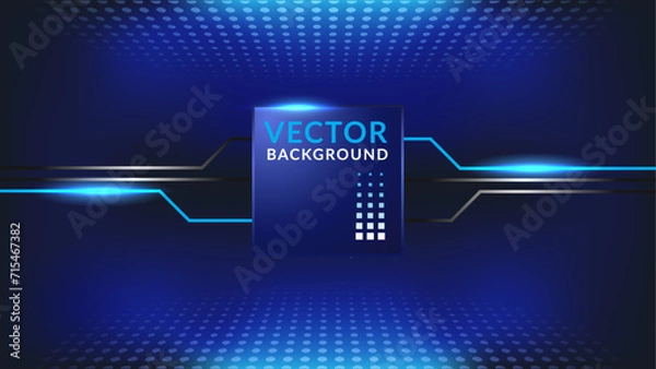 Obraz Vector bacgkround hi-tech for placing product, caption, 
 presentation