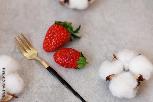 Fototapeta 冬のいちご