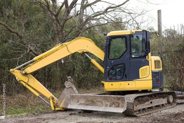 Fototapeta パワーショベル