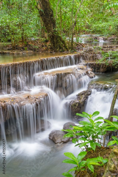 Obraz Sixth floor of Huay Mae Kamin waterfall