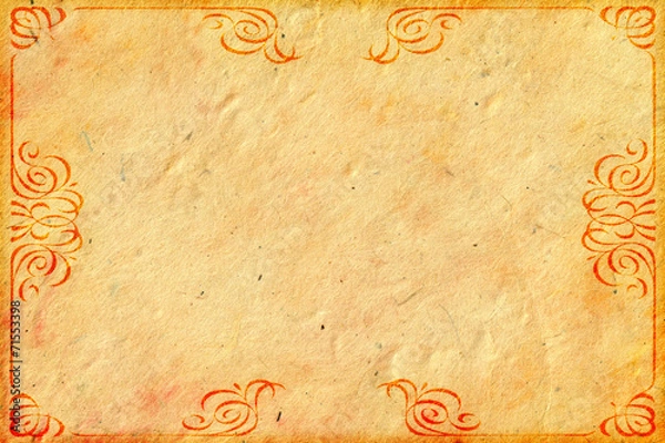 Obraz aged beige paper background