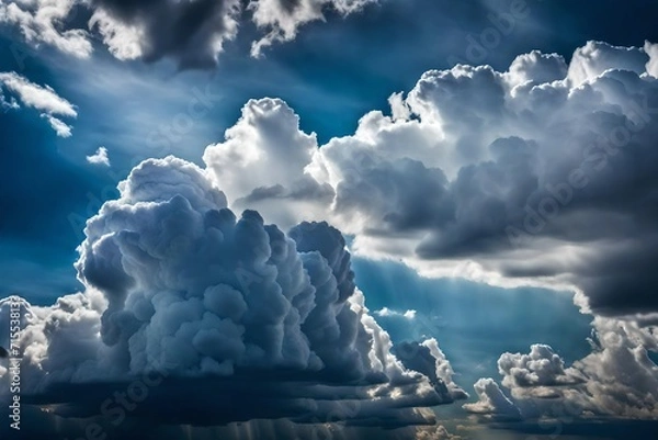 Obraz sky with clouds  Generated Ai