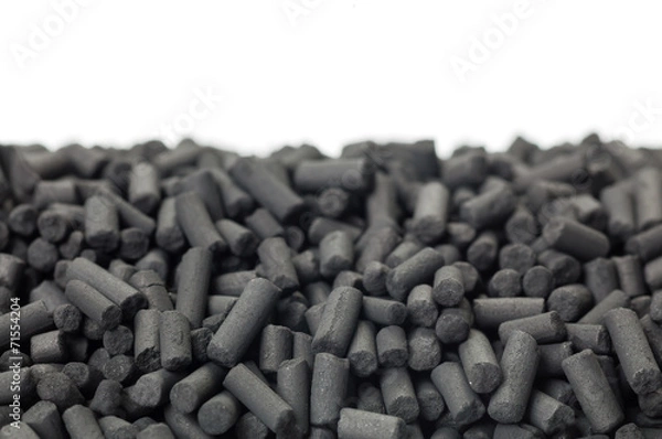 Obraz Activated carbon granules