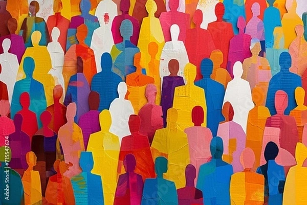 Obraz crowd of people