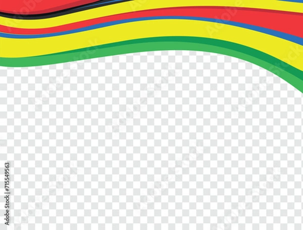 Fototapeta Abstract multicolored background. Vector graphics for design. Waves, texture.