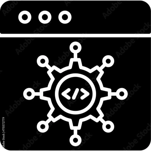 Fototapeta Framework Icon