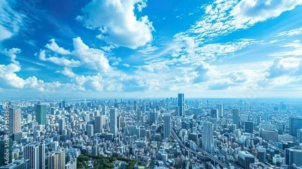 Obraz 東京の都市風景02