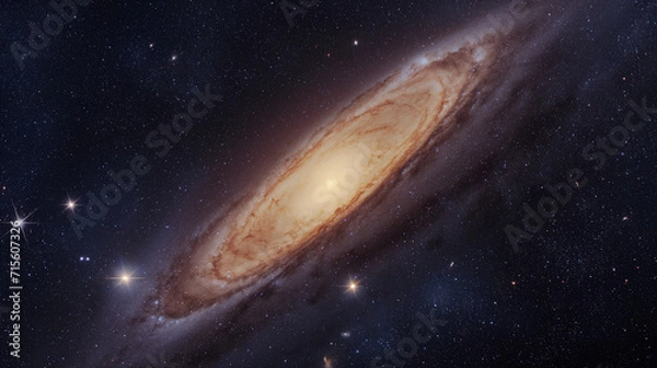Obraz Andromeda Galaxy, Space, Galaxy, Star’s , Nebula 