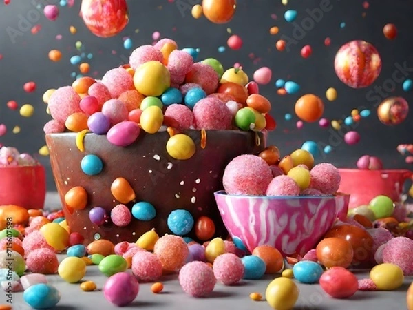 Fototapeta Candy Pattern Background Very Cool