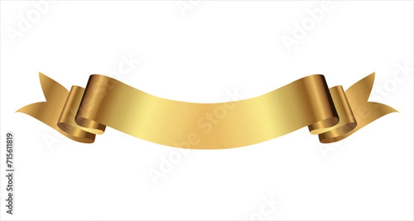 Fototapeta Silk 3d ribbon banners vector set isolated. illustration of red ribbon collection for decoration swirl