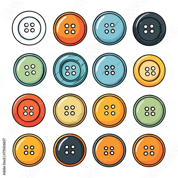 Obraz button vector design illustration isolated on white background
