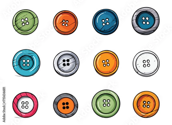 Obraz button vector design illustration isolated on white background
