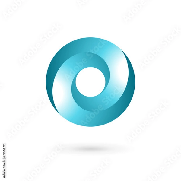 Obraz Letter O logo icon design template elements
