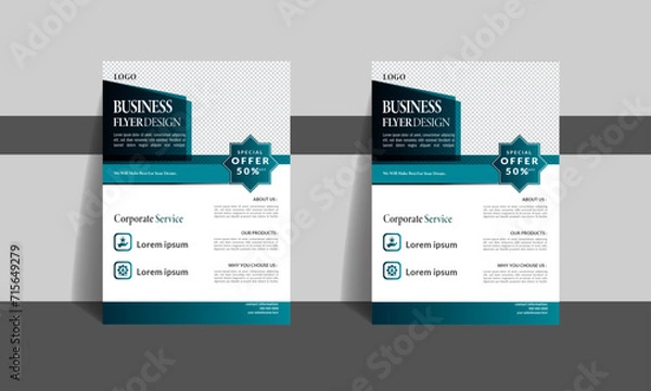 Obraz Vector Brochure Flyer design Layout template .
