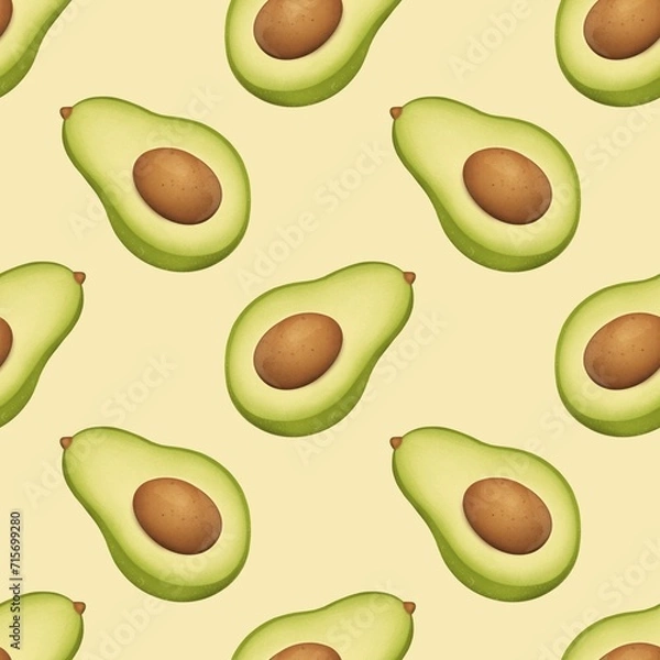 Obraz Nice and warm avocado pattern for any purpose