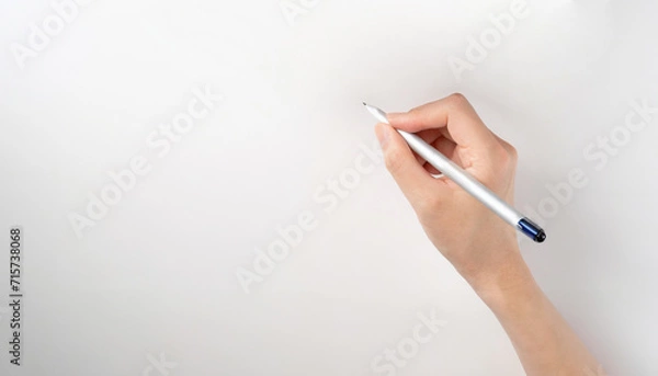 Obraz ペンを持つ手