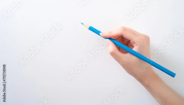 Obraz ペンを持つ手