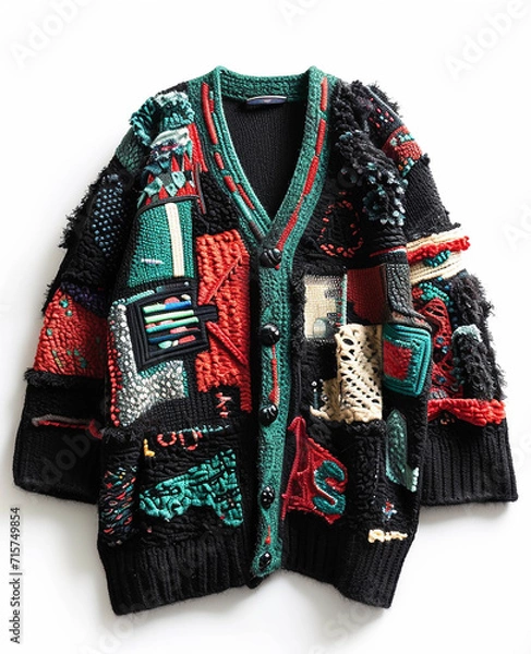 Obraz Strickmode, Strickware, Strickjacken, Strickpullover, Strickwesten, Strickmuster