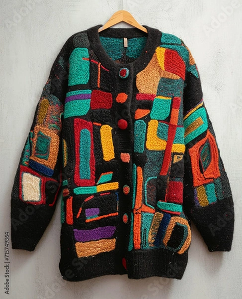 Obraz Strickmode, Strickware, Strickjacken, Strickpullover, Strickwesten, Strickmuster