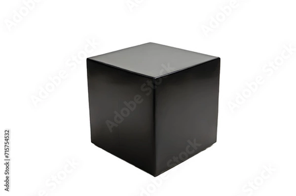 Obraz black box isolated on white