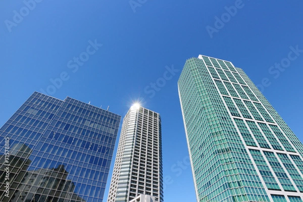 Fototapeta オフィスビル・青空