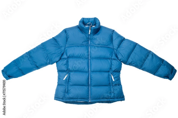 Obraz Blue down jacket