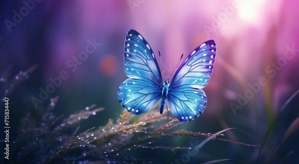 Obraz butterfly on a flower