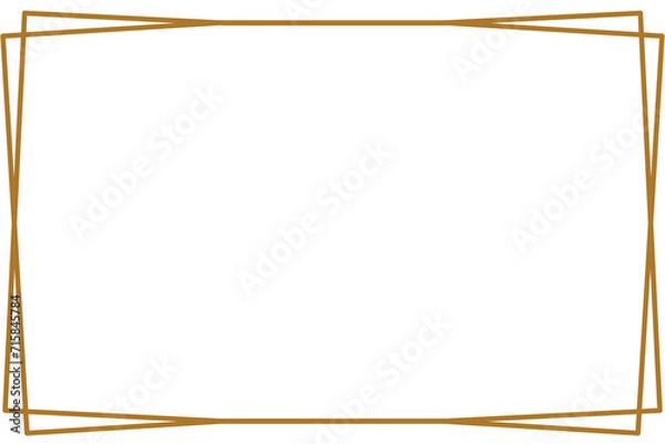 Obraz Simple  Rectangle photo or picture frame or border with white background