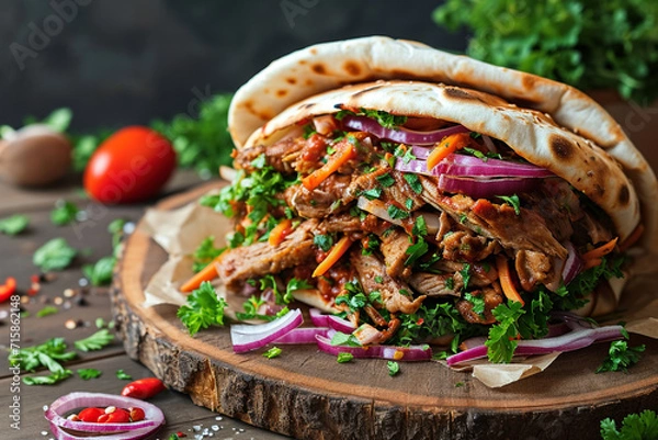 Obraz Delicious doner kebab 