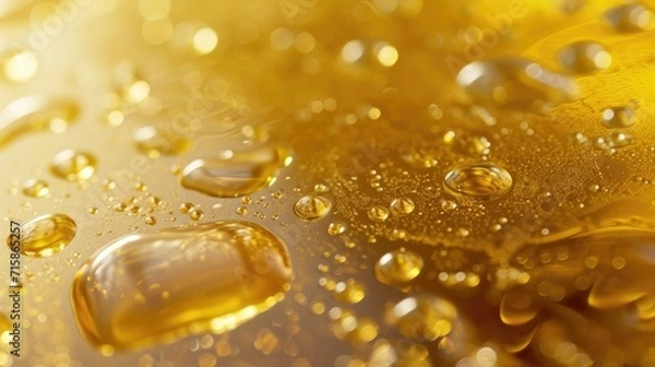 Fototapeta Sunflower cooking oil texture wallpaper background