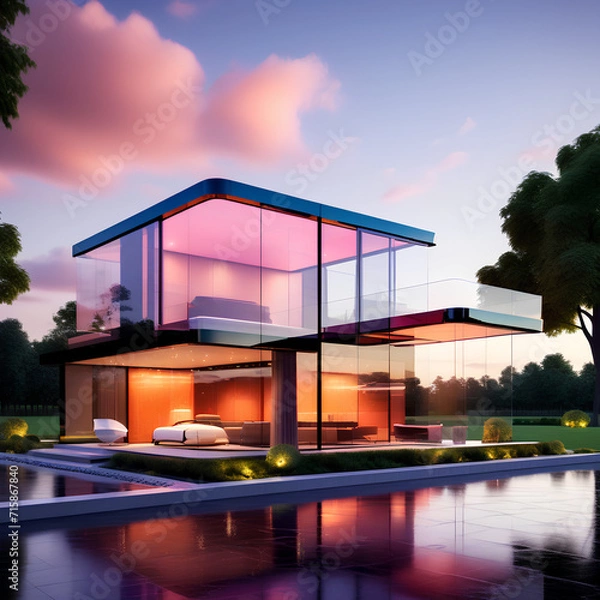 Obraz Futuristic House Style 