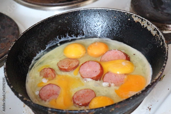 Fototapeta Яичница