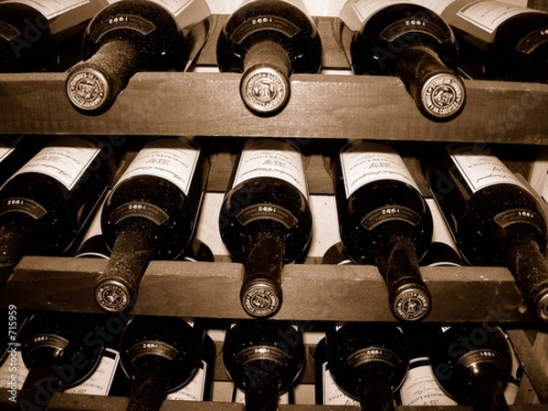 Fototapeta wine rack