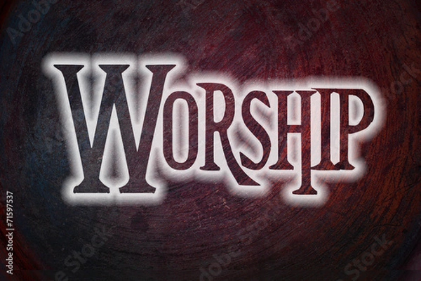 Fototapeta Worship Concept