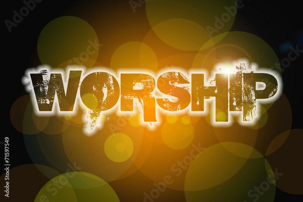 Fototapeta Worship Concept