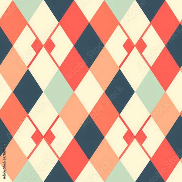 Fototapeta seamless geometric pattern