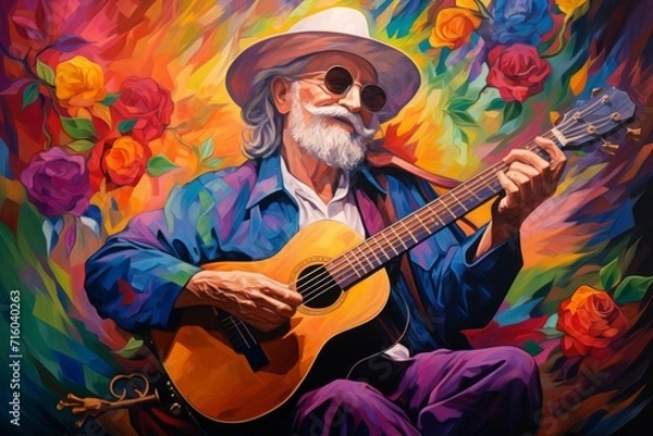 Obraz Charismatic bard - Generative AI