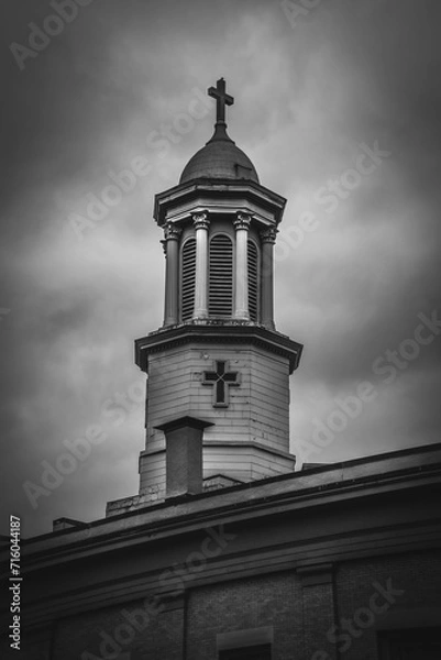 Obraz old church tower