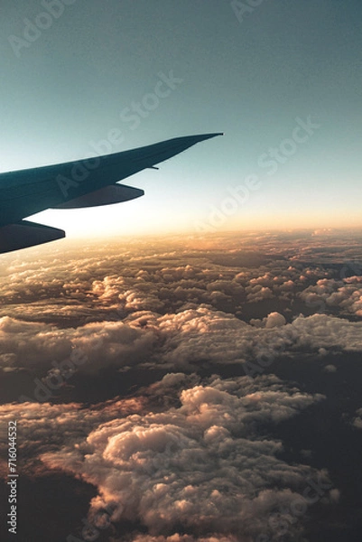 Obraz view from airplane window