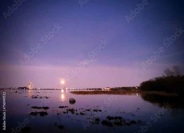 Fototapeta Sun reflection on Georgian Bay 