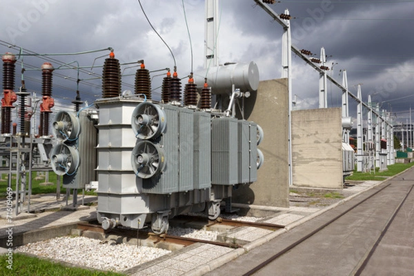 Obraz Electrical power transformer