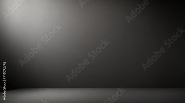 Fototapeta Fondo de hormigón con textura grunge negro oscuro. Panorama de fondo o textura de pizarra negra gris oscuro. Textura de hormigón negro vectorial. Fondo de pared de piedra.