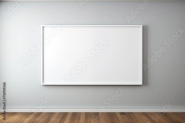 Fototapeta empty frame on wall