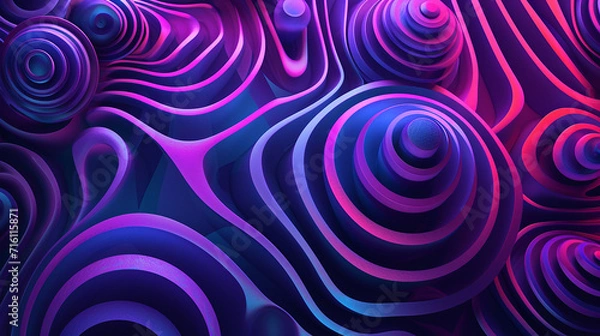 Obraz AI art gradient colors paint  　グラデーションペイント